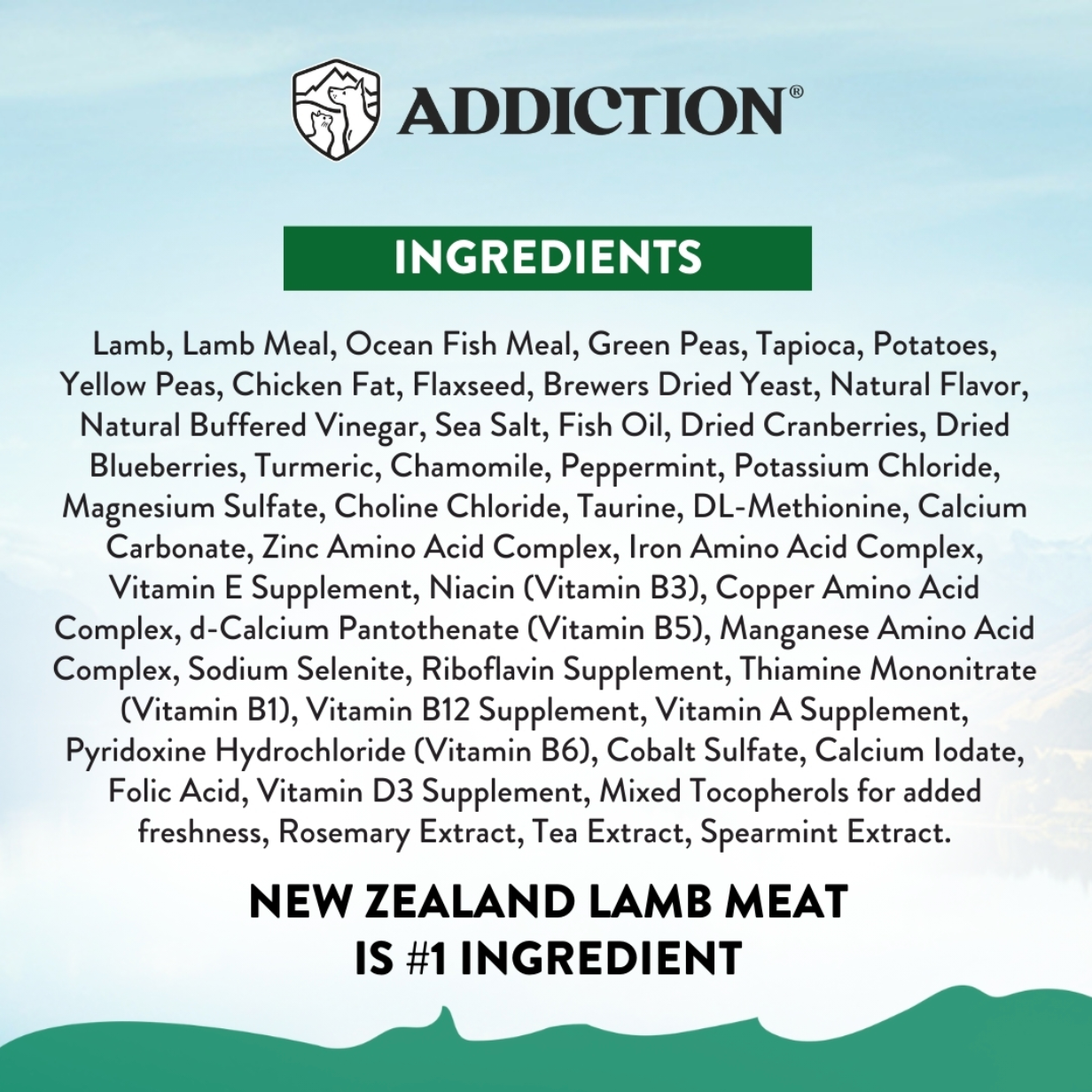 SALE 10% OFF Addiction Le Lamb Grain Free Dry Small Dog Food 1.5kg