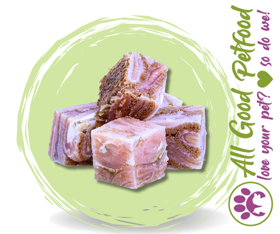 Natura Raw Lamb Tripe Cubes in 1kg bags/ IN STORE ONLY