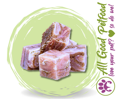 Natura Raw Lamb Tripe Cubes in 1kg bags/ IN STORE ONLY