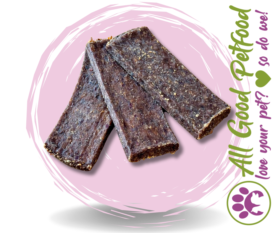 Natura Venison & Green Lipped Mussel Jerky NEW!! 250g