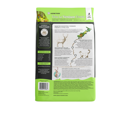 SALE -- 20% OFF Addiction Viva La Venison Grain Free Cat Food