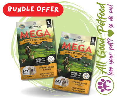 SAVE! -- Addiction Puppy 18KG Bundle for $150