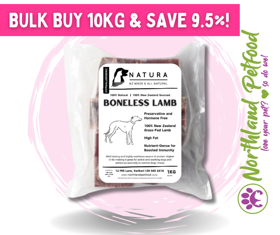 NATURA Bulk Boneless Lamb Mince 10kg /IN STORE ONLY