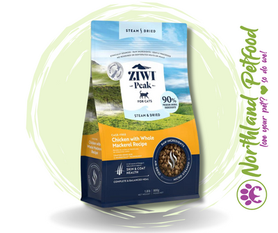 ZIWI Peak Steam & Dried Chicken with Whole Mackerel - Cat 800g