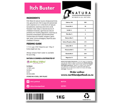 Natura Itch Buster TOP SELLER Hypoallergenic Dog Food
