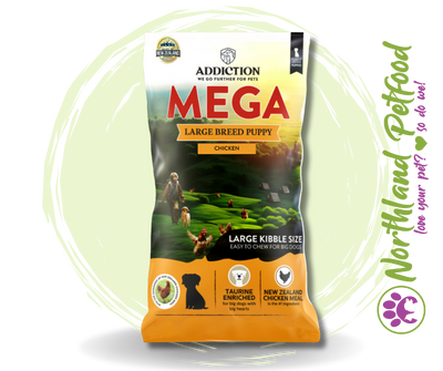 SALE 10% OFF Addiction MEGA Chicken for Medium to Large Breed Puppy 9kg