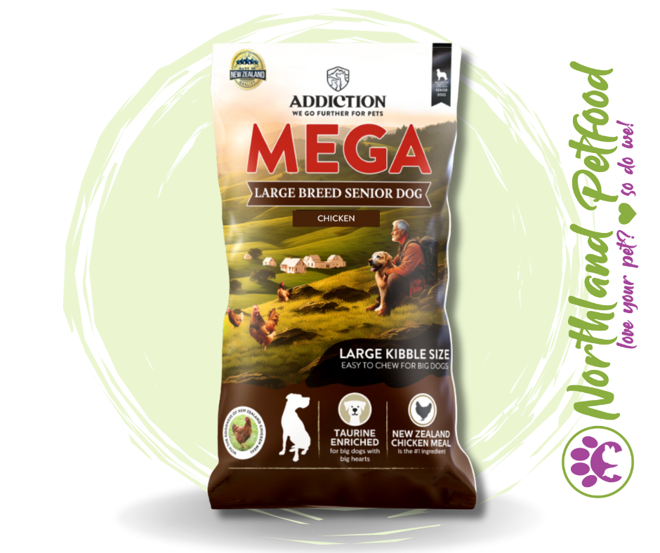 SALE 10% OFF Addiction MEGA Chicken With Glucosamine for Large Breed Senior Dogs 15kg