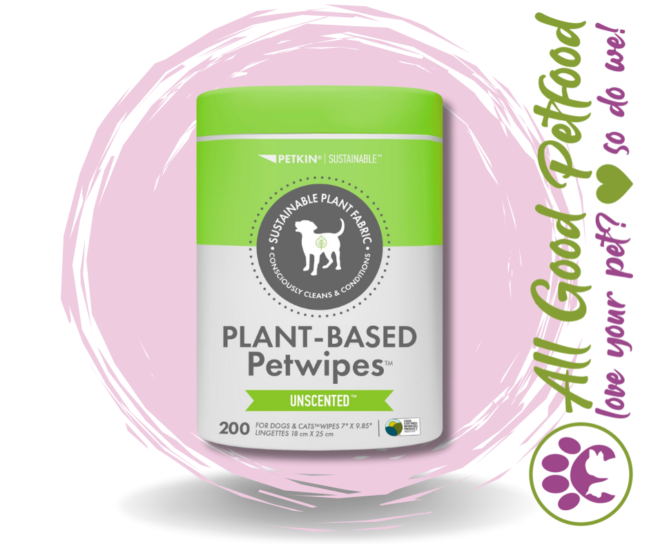 SALE 25% OF -- Petkin Plant Based Wipes 200pk