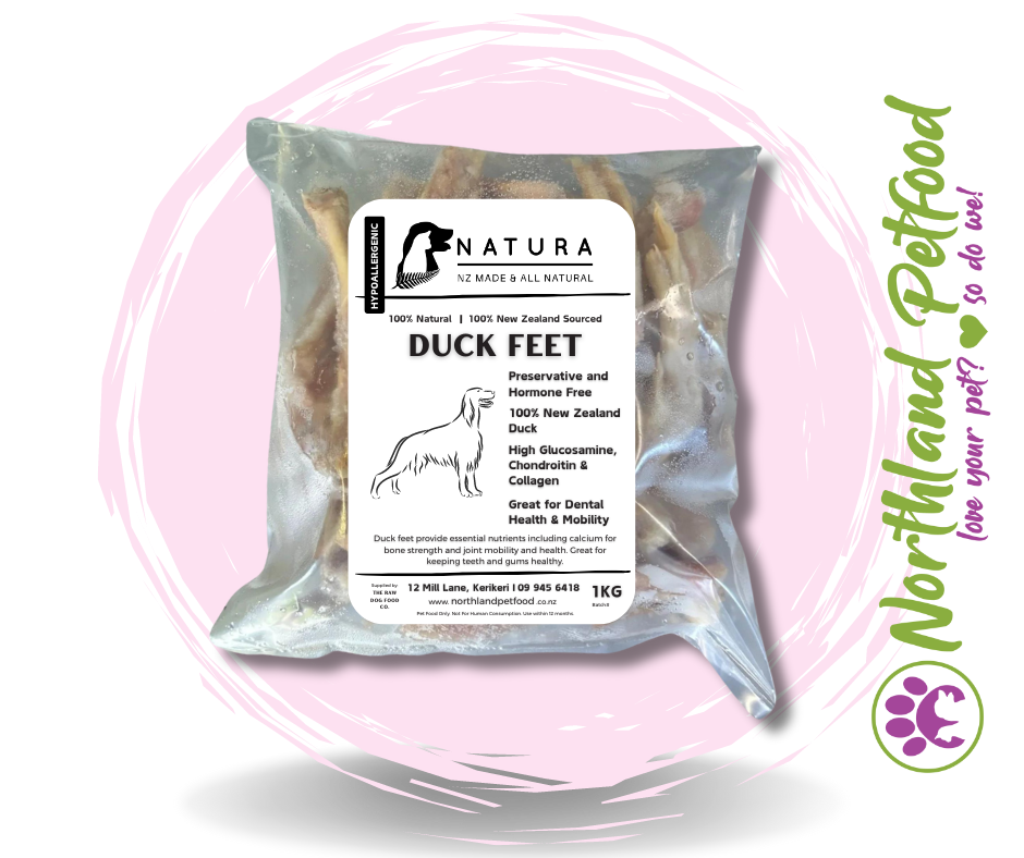 NATURA Duck Feet 1kg / IN STORE ONLY