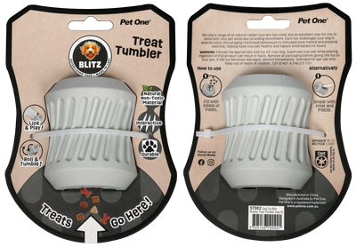 Blitz Rubber Treat Tumbler NEW!
