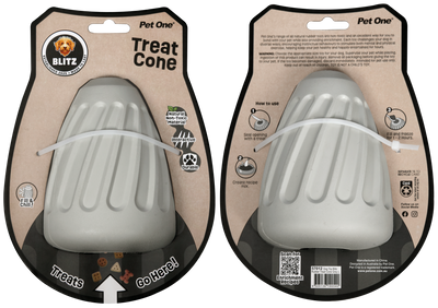 Blitz Rubber Treat Cone NEW!
