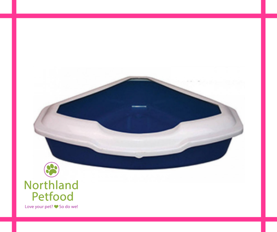 Large Corner Litter Tray with Littershield Lid