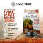 SALE 10% OFF -- Addiction Wild Islands Forest Meats New Zealand Venison High Protein Dry Dog Food