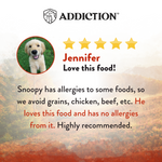 SALE 10% OFF -- Addiction Wild Islands Forest Meats New Zealand Venison High Protein Dry Dog Food