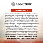 SALE 10% OFF -- Addiction Wild Islands Forest Meats New Zealand Venison High Protein Dry Dog Food