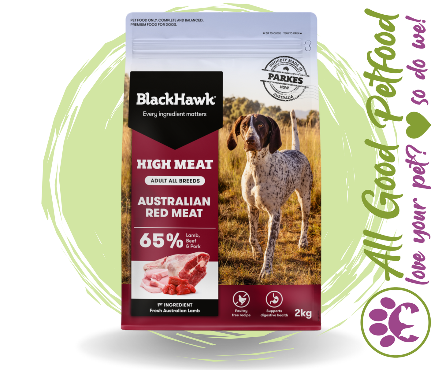 Black Hawk High Meat Australian Red Meat 2KG