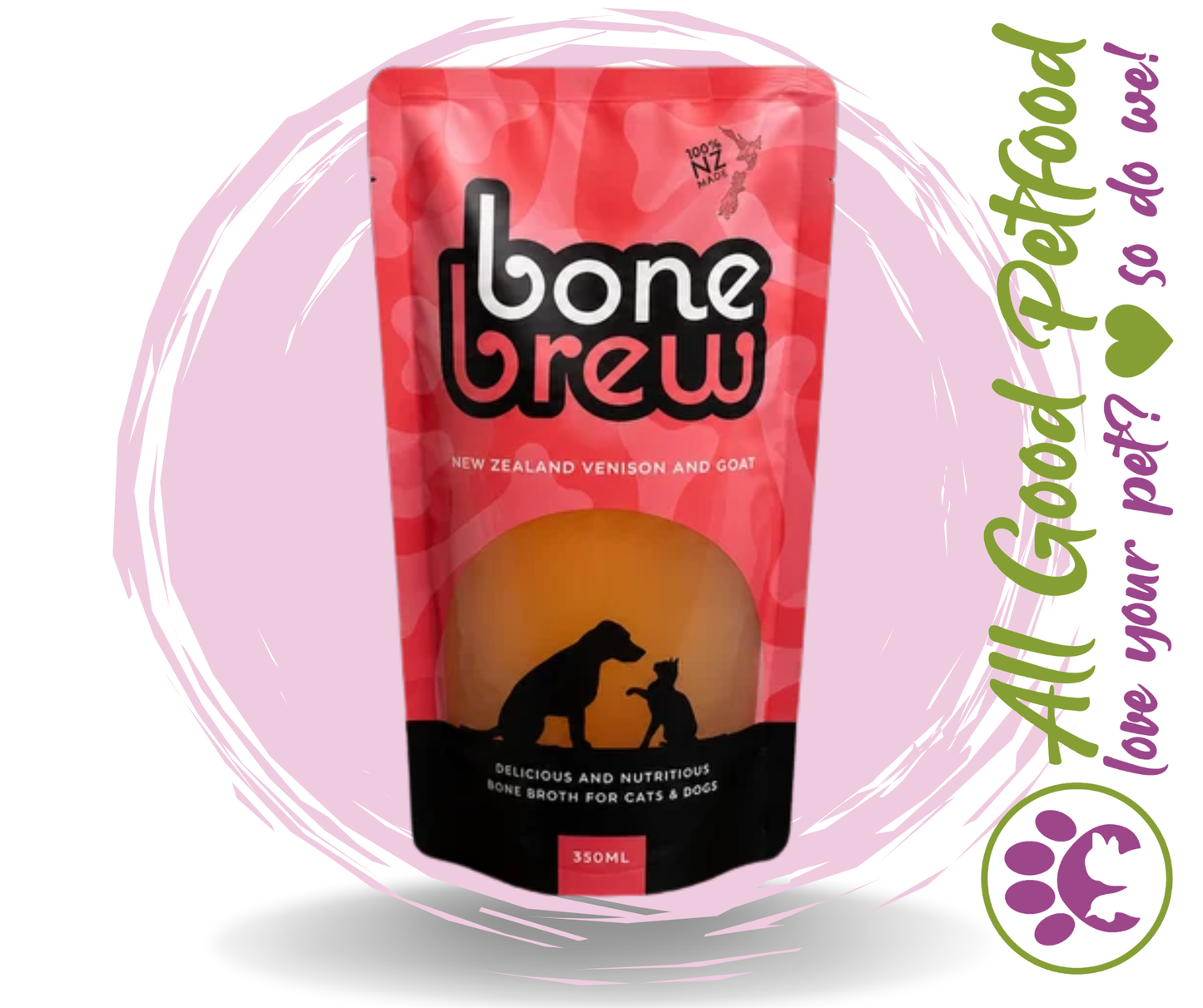 Bone Brew Venison & Goat Broth 350ml
