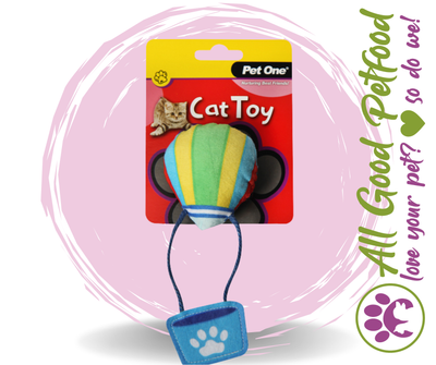 Cat Toy Hot Air Balloon With Crinkle