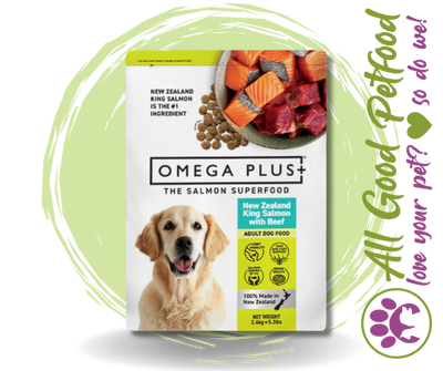 Omega Plus King Salmon & Beef Dry Dog Food 2.4kg