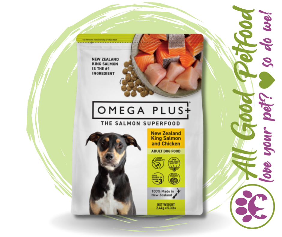 Omega Plus King Salmon & Chicken Dry Dog Food - 2.5kg