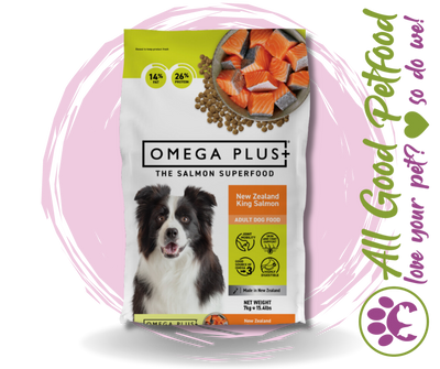 Omega Plus King Salmon Dry Dog Food - 7kg