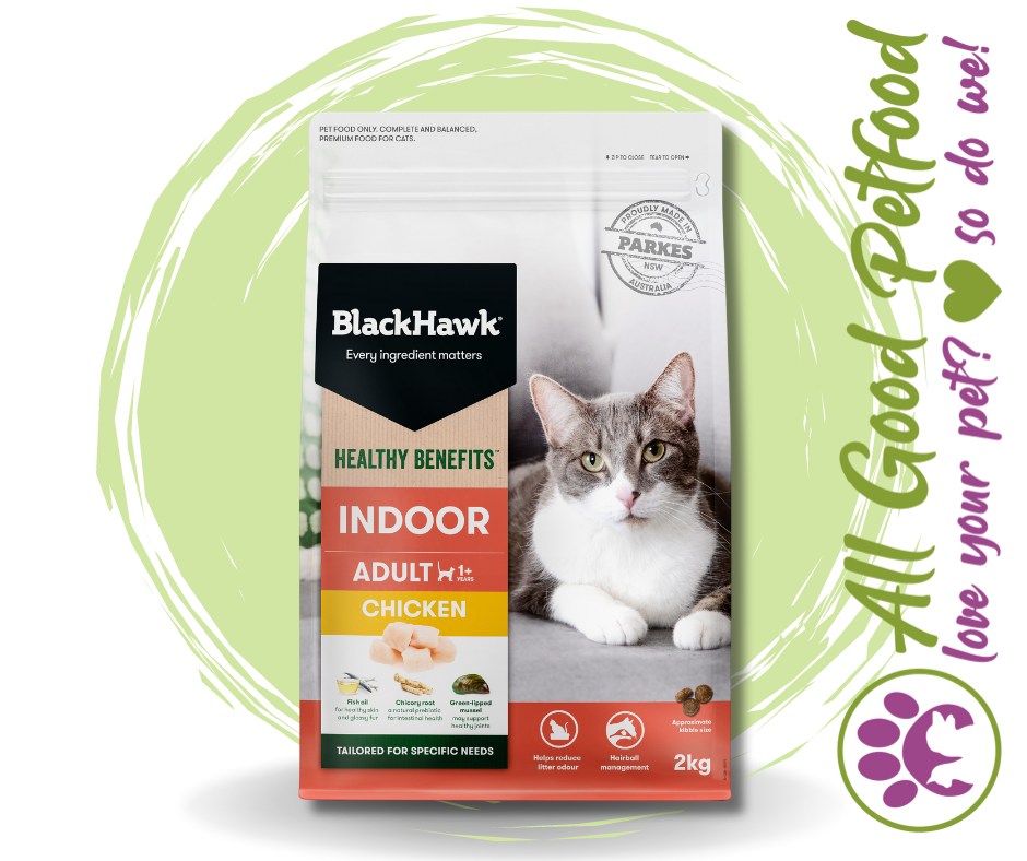 $10 OFF 2KG - Blackhawk Healthy Benefits Cat Indoor Chicken