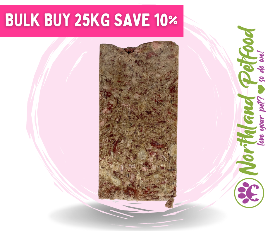 Bulk Lamb Trachea & Salmon Carton 25KG - SAVE 10% / IN STORE ONLY
