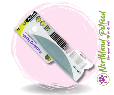 Pet One Premium Comb With Rotating Pins