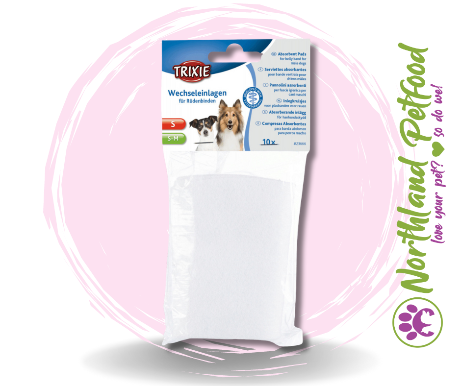 SALE 25% OFF -- Replacement Pads for Belly Bands for Male Dogs - 10 Pack