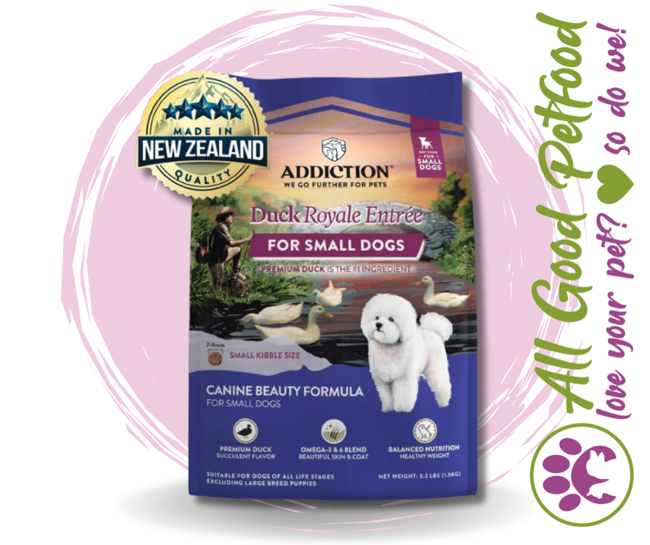 Addiction Duck Royale Entree for Small Dogs 1.5kg -- NEW!