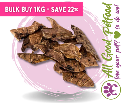 BULK 1kg Natura Lamb Lung Marshmallows Sliced - SAVE 23%