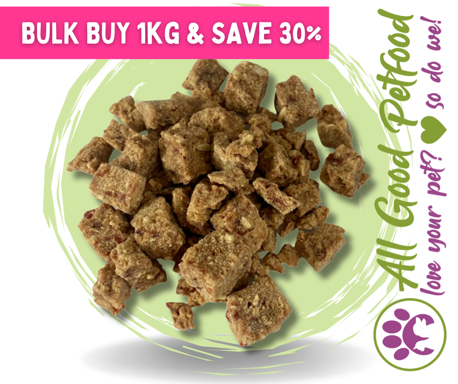 NATURA Beef & Chicken Bites - BULK 1KG  SAVE 30%