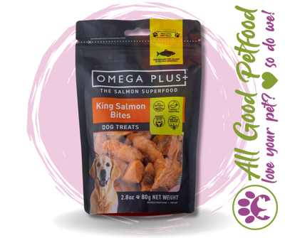 Omega Plus King Salmon Bites Dog Treats