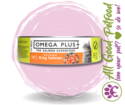 SALE -- 20% OFF -- Omega Plus- King Salmon 85g / 1 Can