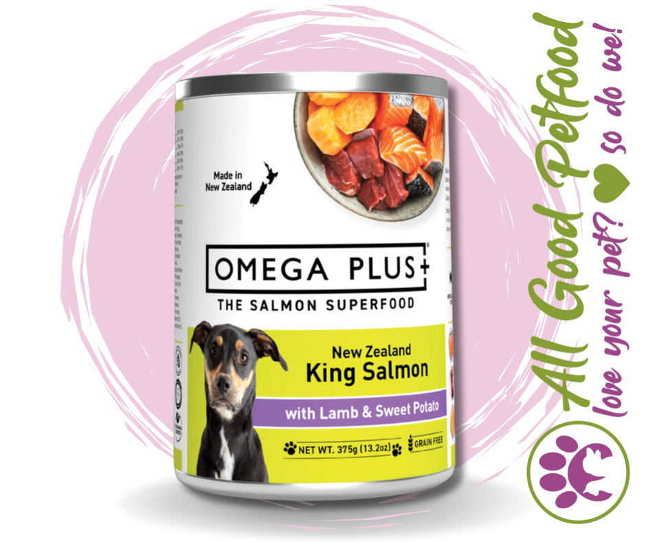 Omega Plus- King Salmon Lamb & Sweet Potato 375g