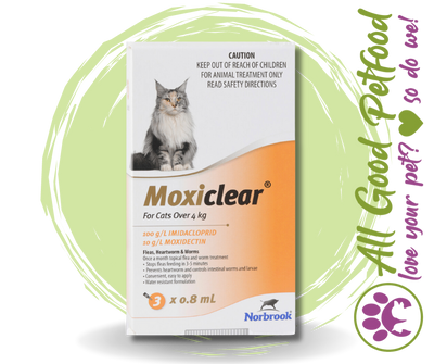 Moxiclear - For Cats 4kg & Over - 3 Pack