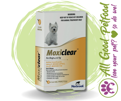 Moxiclear - For Dogs 4kg - 10kg - 3 Pack