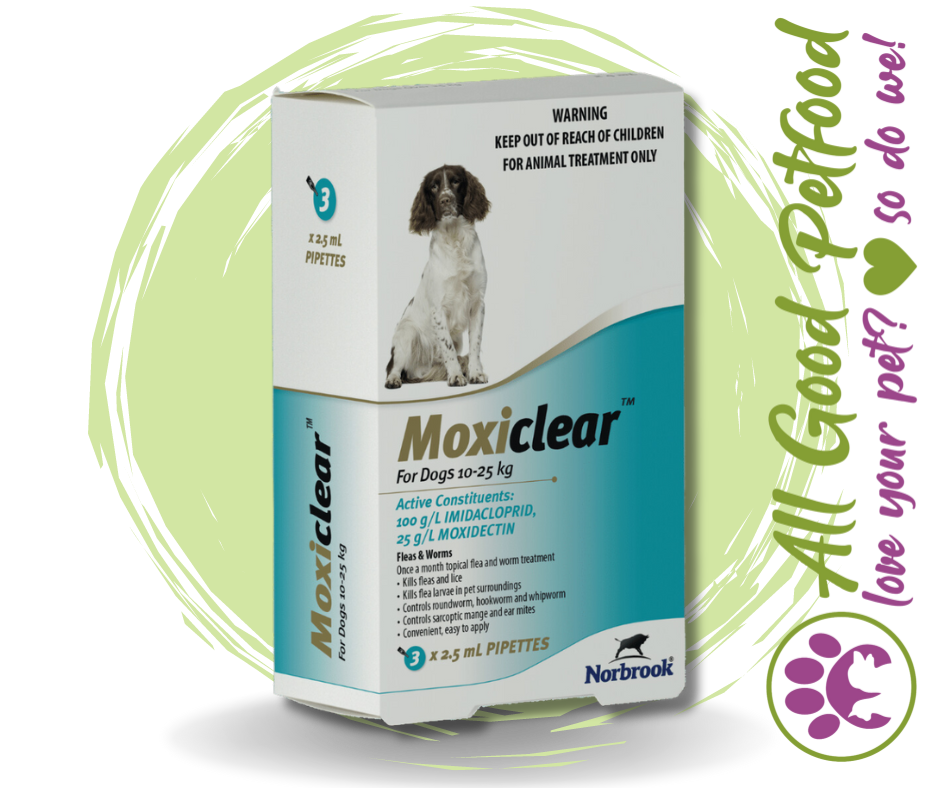 Moxiclear - For Dogs Over 10kg - 25kg - 3 Pack