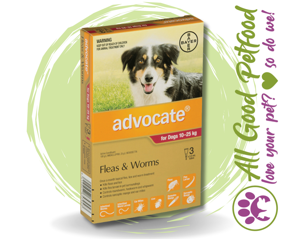 Advocate for Large Dogs 10kg - 25kg - 3 Pack