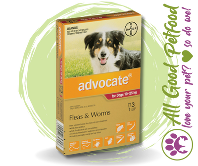 Advocate for Large Dogs 10kg - 25kg - 3 Pack