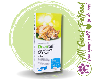 Drontal Allwormer for Cats - Up to 4kg