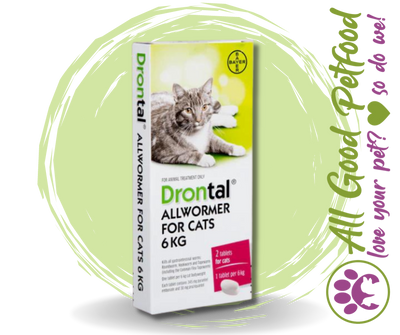 Drontal Allwormer for Cats - Up to 6kg