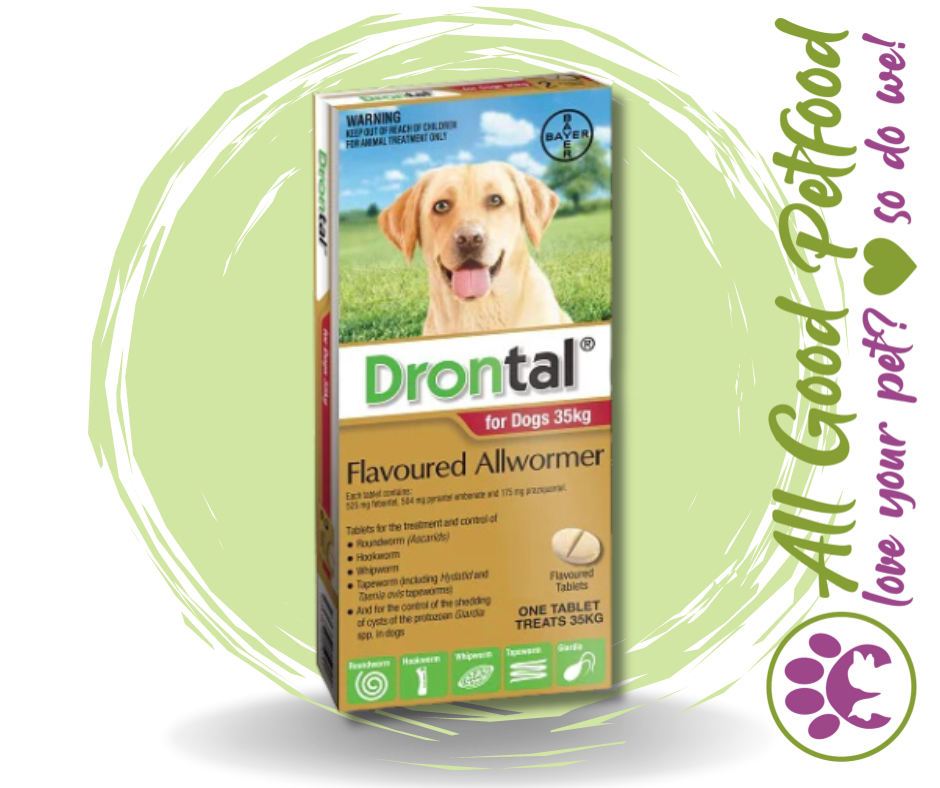 Drontal Allwormer for Dogs - up to 35kg