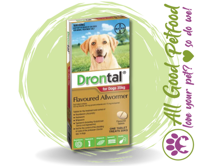 Drontal Allwormer for Dogs - up to 35kg