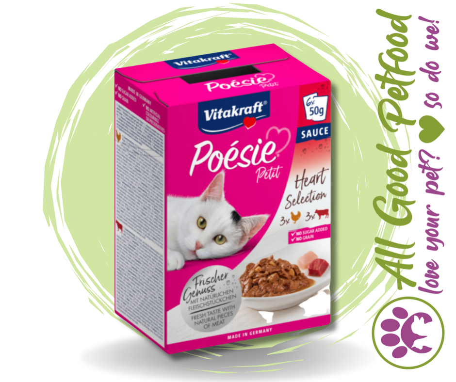 Poesie Petit Beef & Poultry + Heart 50g x 6 MULTI PACK