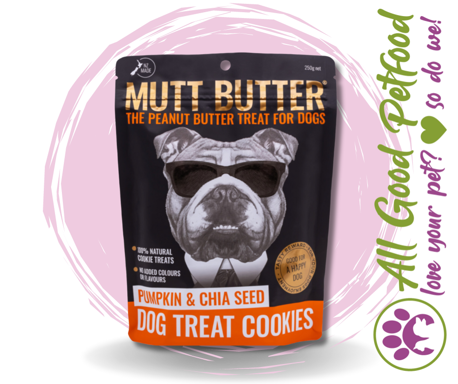 Mutt Butter Dog Treat Cookies Pumpkin & Chia - 250g