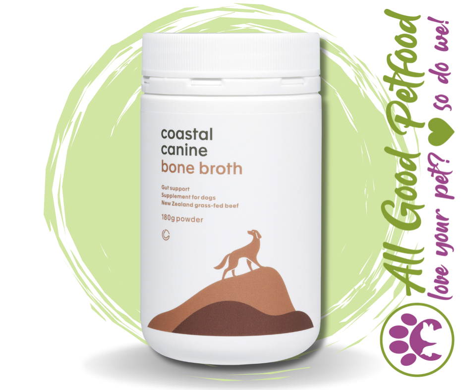 Coastal Canine Bone Broth Powder Supplement for Dogs - 180g