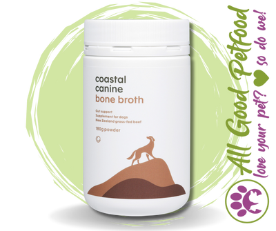 Coastal Canine Bone Broth Powder Supplement for Dogs - 180g