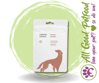 Coastal Canine Bone Broth Powder Supplement For Dogs - 60g