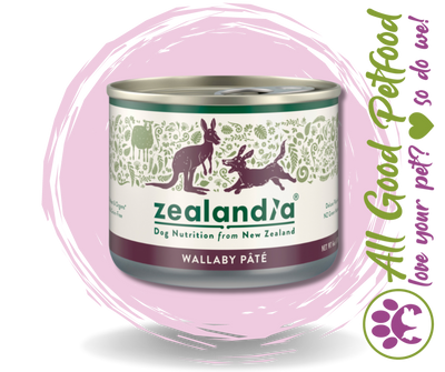 CLEARANCE 50% OFF -- Zealandia Dog Wallaby Pate 170g